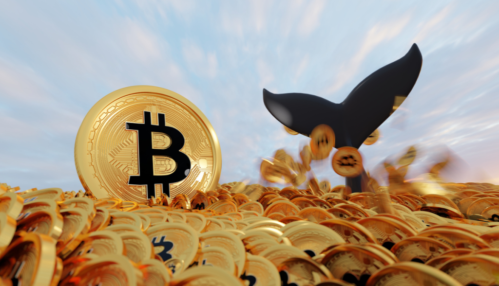 Baleias aproveitam queda e compram R$ 13,3 bilhões em Bitcoin